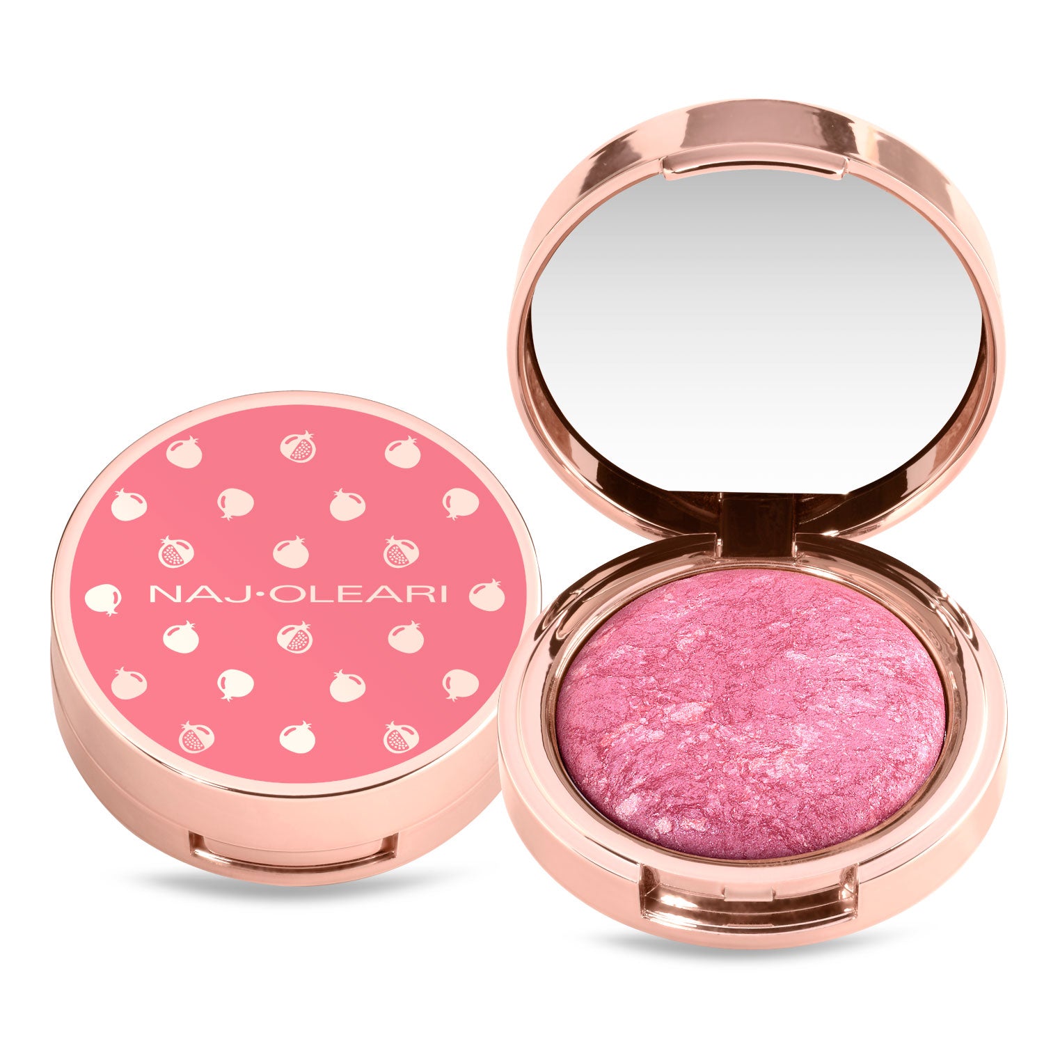 Naj Oleari Beauty - Makeup - Glow Cloud Baked Blush 02-Pomegranate-Rose 02-Pomegranate-Rose