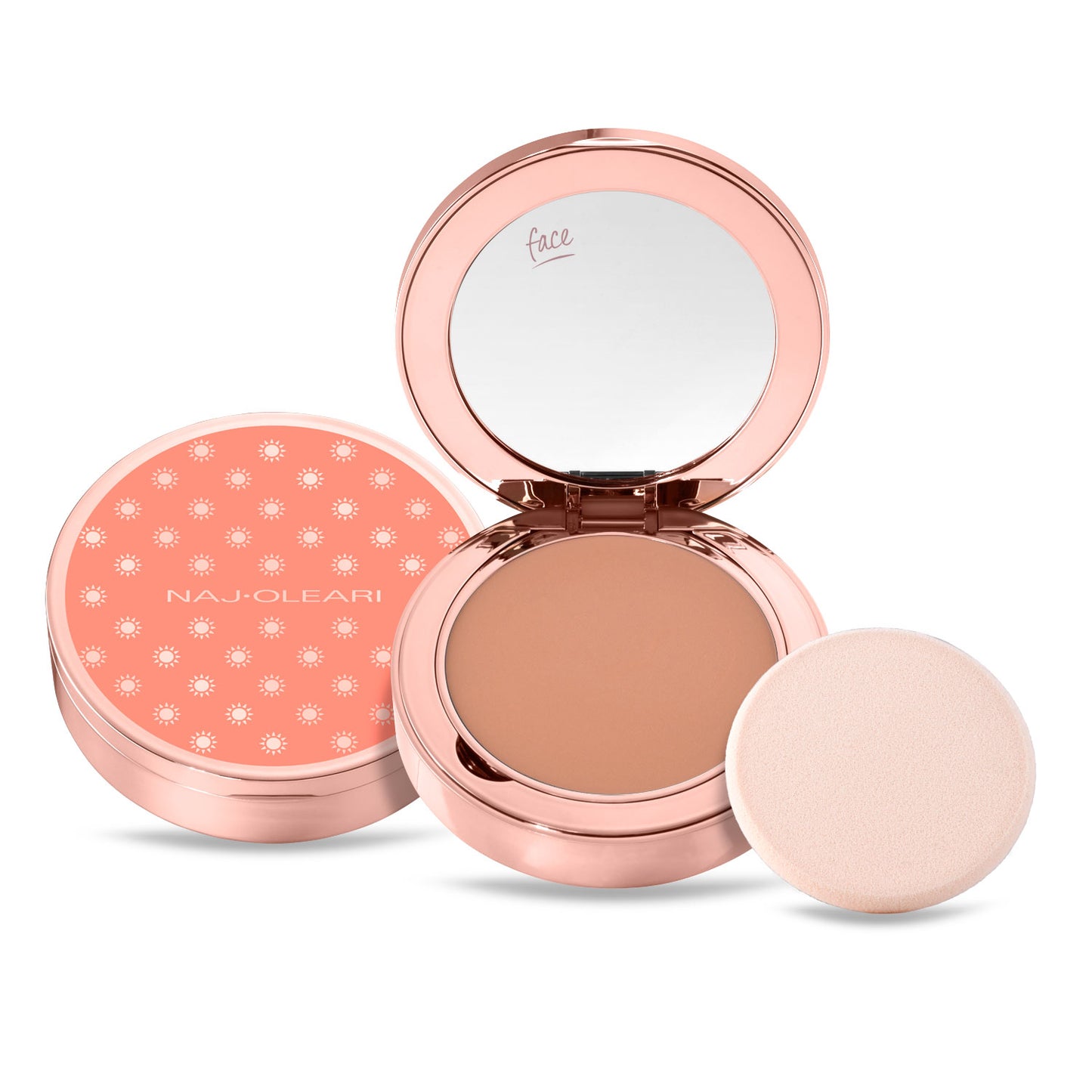 Naj Oleari Beauty - Makeup - Sun Addiction Cream Compact Foundation 02-Almond 02-Almond