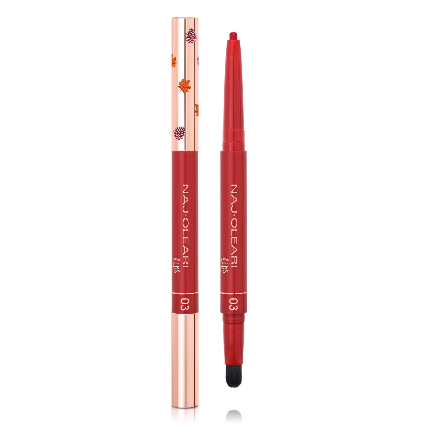 Naj Oleari Beauty - Makeup - Lasting Kiss 16h Lip Liner 03-Intense-Red 03-Intense-Red