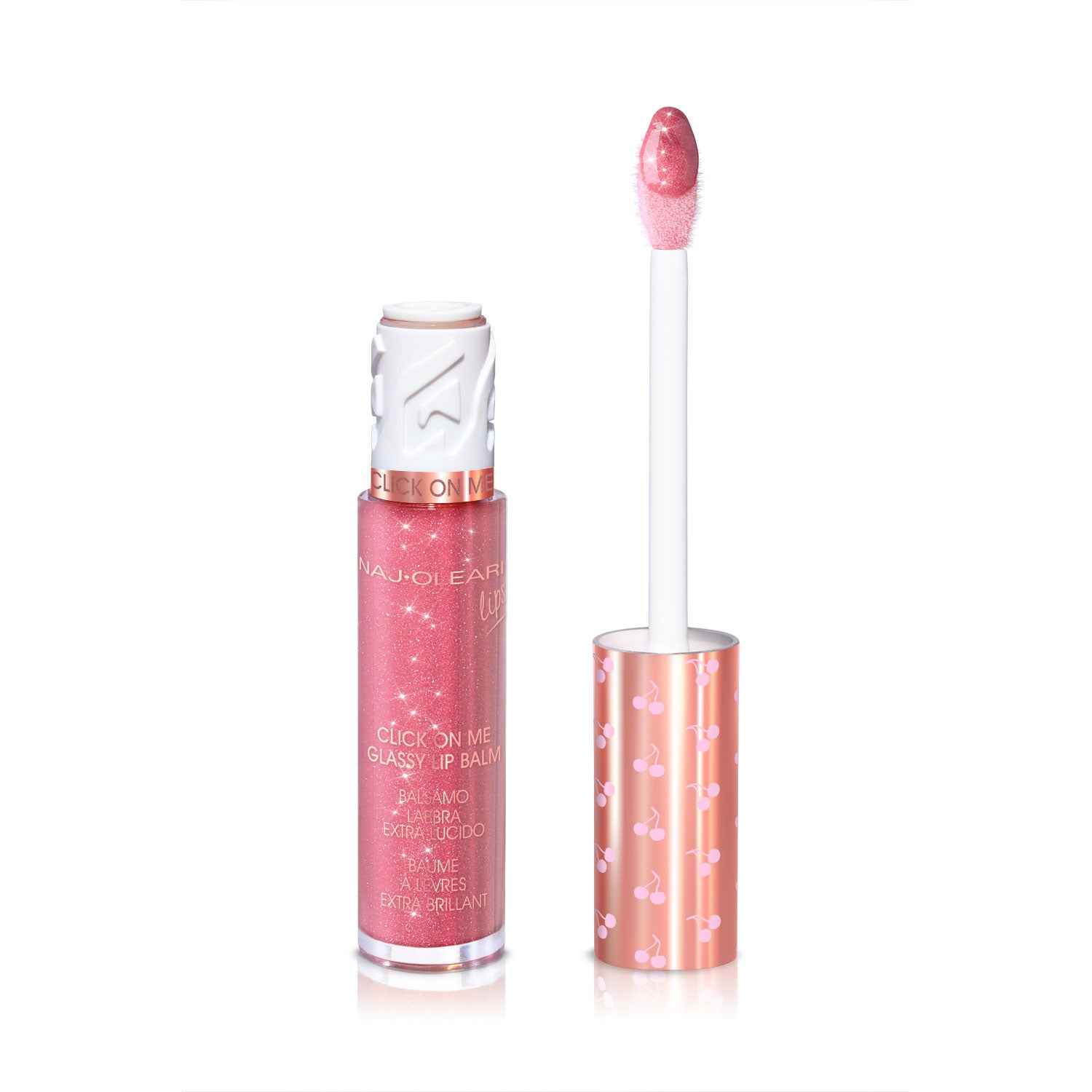 Naj Oleari Beauty - Makeup - Click On Me Glassy Lip Balm 02-Luminous-Pink 02-Rosa-Luminoso