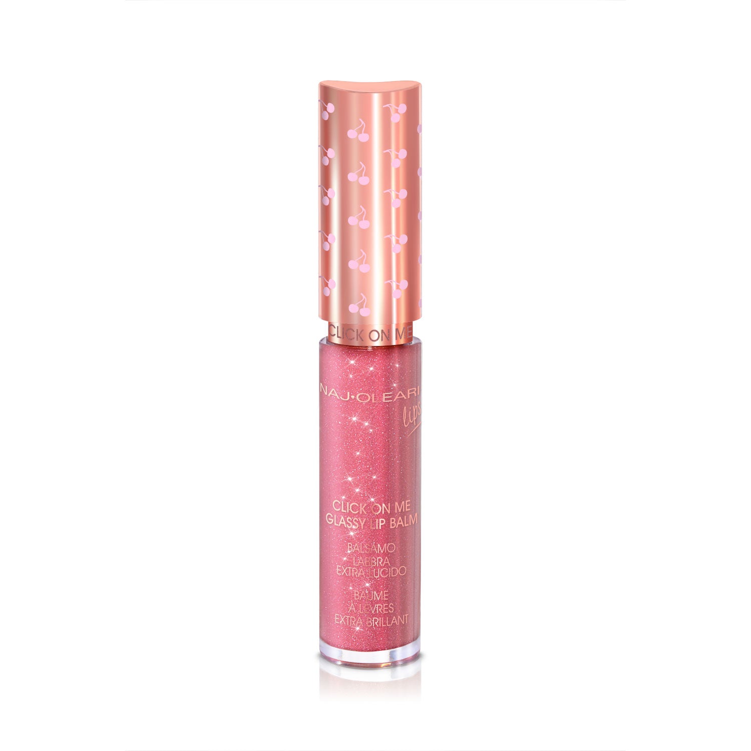 Naj Oleari Beauty - Makeup - Click On Me Glassy Lip Balm 02-Luminous-Pink 02-Rosa-Luminoso