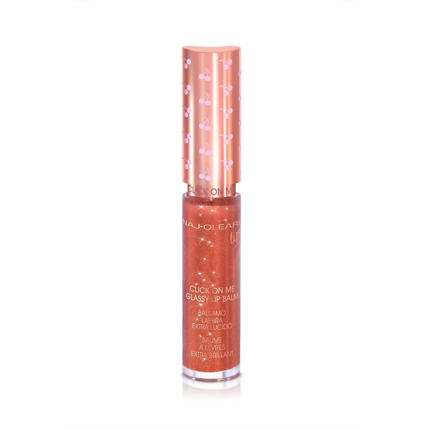 Naj Oleari Beauty - Makeup - Click On Me Glassy Lip Balm 03-Golden-Caramel 03-Caramello-Dorato