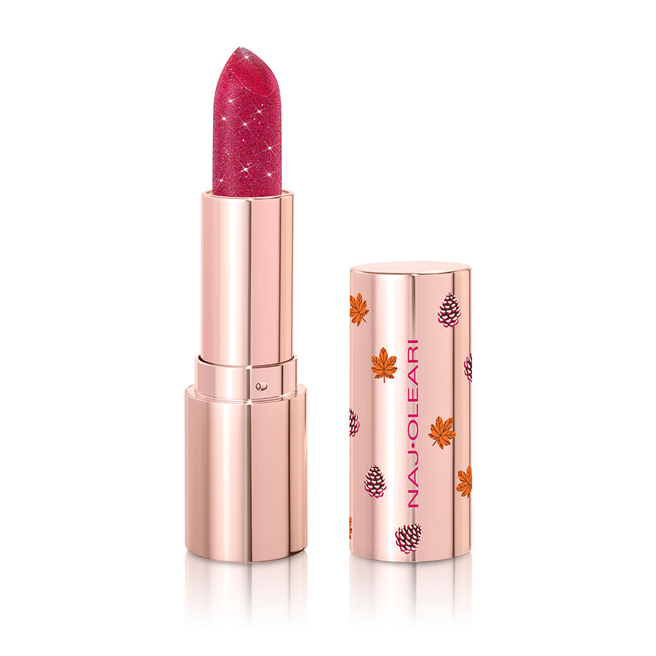 Naj Oleari Beauty - Makeup - Stardust Glitter Lipstick 02-Sparkling-Pink 02-Sparkling-Pink