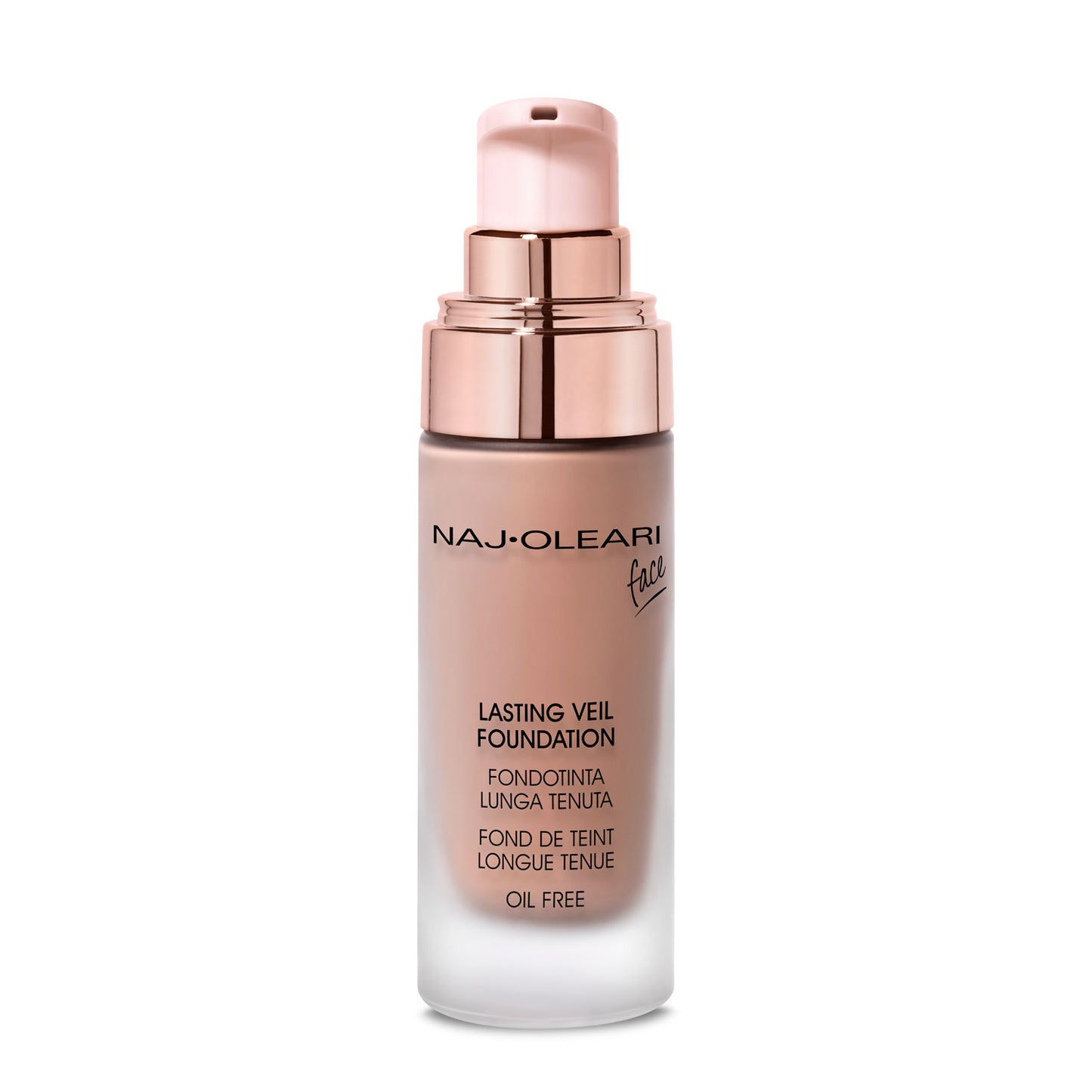 Naj Oleari Beauty - Makeup - Lasting Veil Foundation 05-Rose-Biscuit 05-Biscotto-Rosato