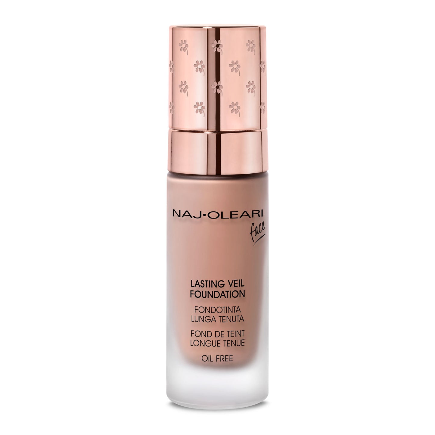 Naj Oleari Beauty - Makeup - Lasting Veil Foundation 05-Rose-Biscuit 05-Biscotto-Rosato