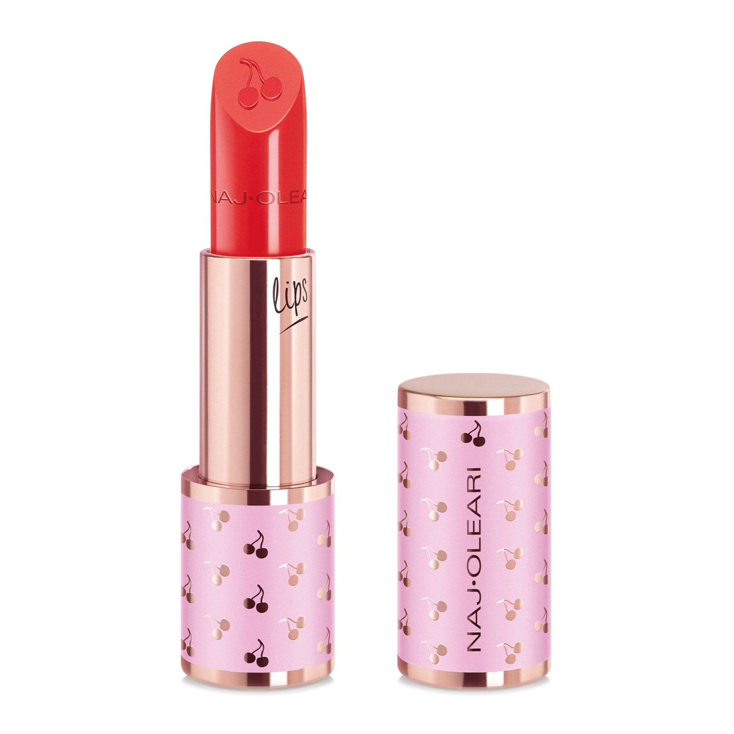 Naj Oleari Beauty - Makeup - Creamy Delight Lipstick 12-Coral-Red 12-Rosso-Corallo