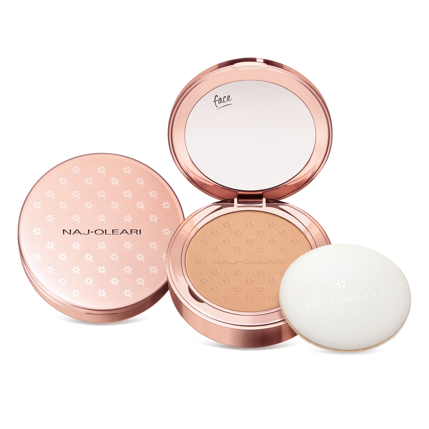 Naj Oleari Beauty - Makeup - Skin Caress Pressed Powder 03-Sienna 03-Sienna