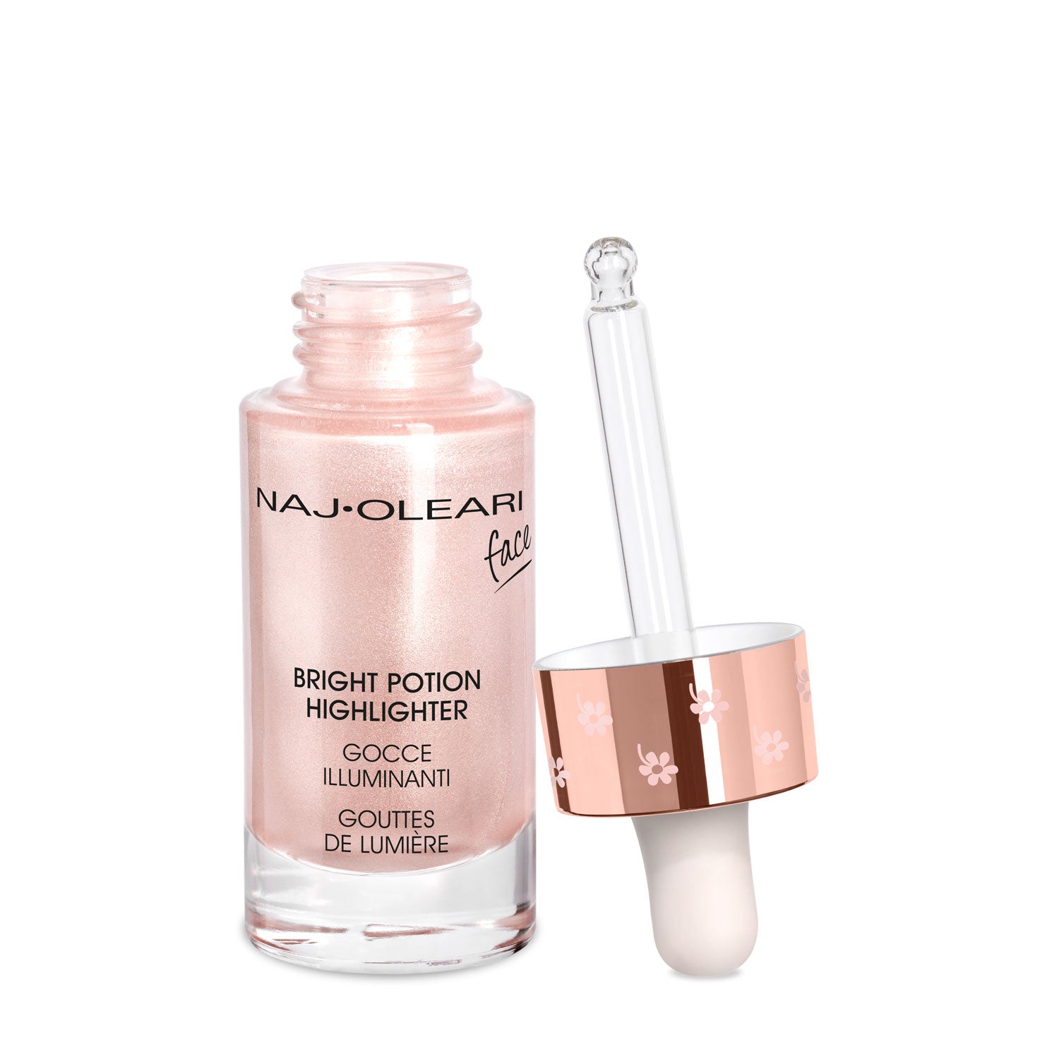 Naj Oleari Beauty - Makeup - Bright Potion Highlighter 01-Rose-Quartz 01-Quarzo-Rosa