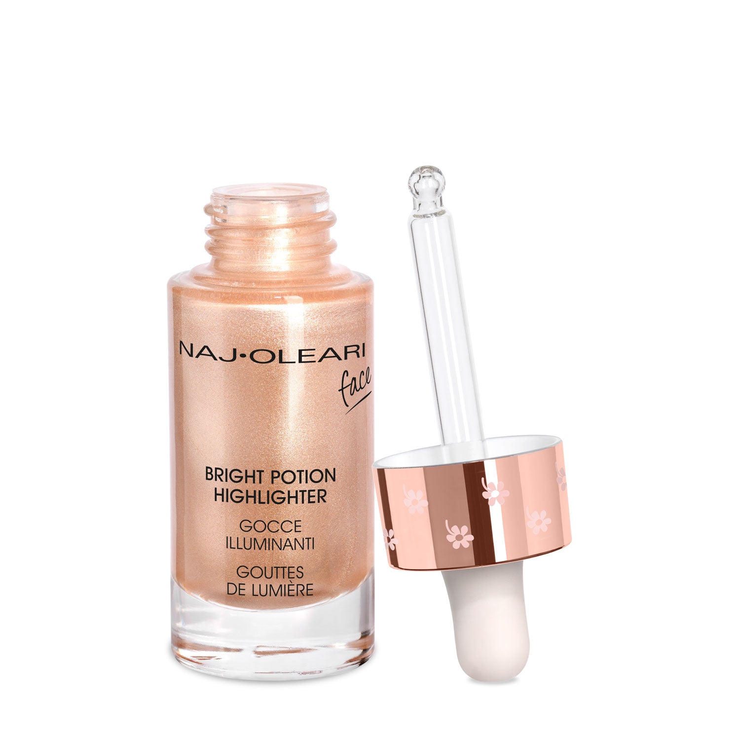 Naj Oleari Beauty - Makeup - Bright Potion Highlighter 02-Gold 02-Oro