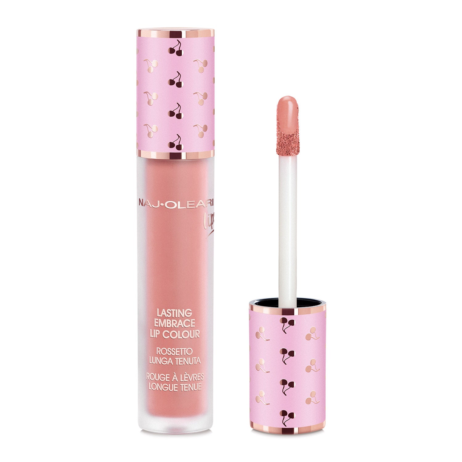 Naj Oleari Beauty - Makeup - Lasting Embrace Lip Colour 01-Biscuit-Pink 01-Rosa-Biscotto