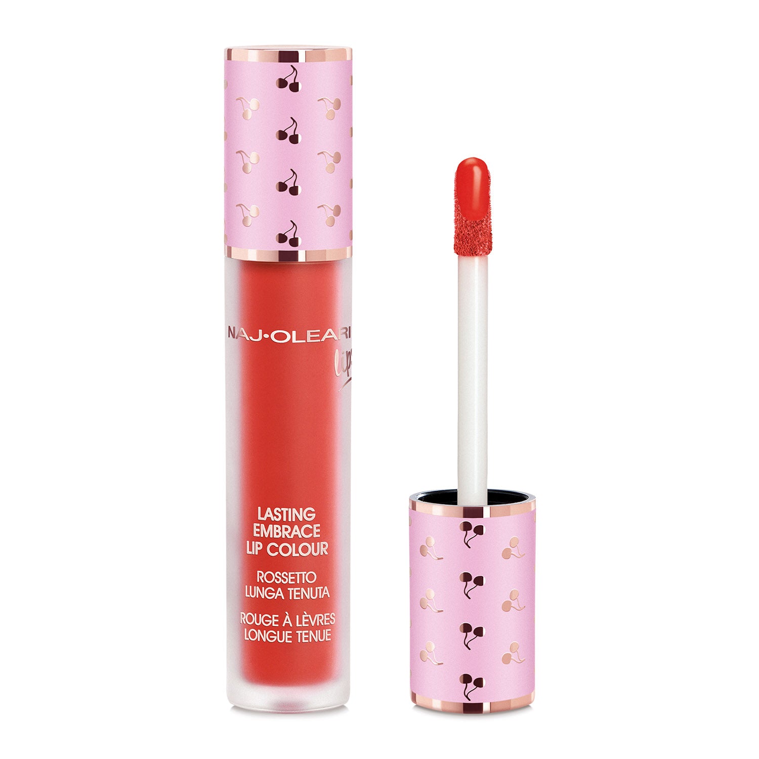 Naj Oleari Beauty - Makeup - Lasting Embrace Lip Colour 07-Poppy-Red 07-Rosso-Papavero