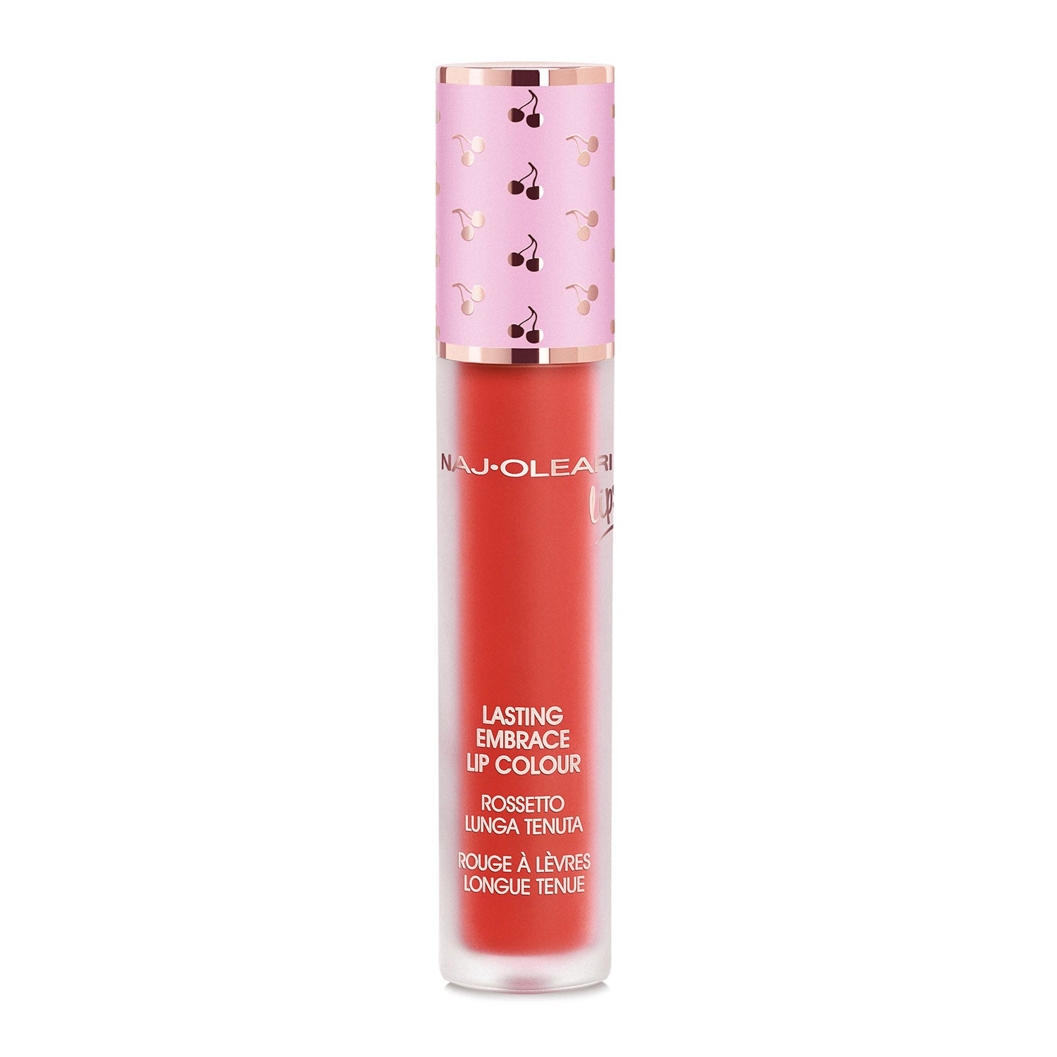 Naj Oleari Beauty - Makeup - Lasting Embrace Lip Colour 07-Poppy-Red 07-Rosso-Papavero