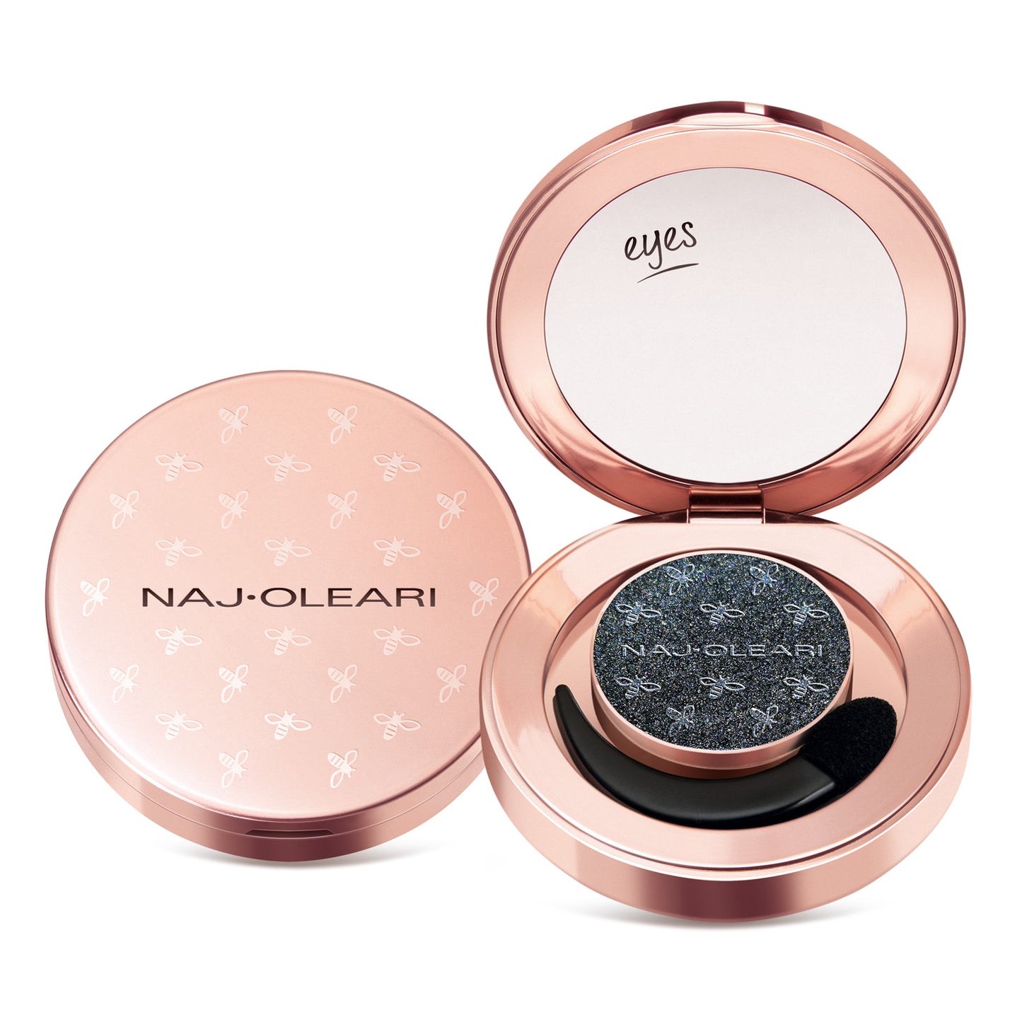 Naj Oleari Beauty - Makeup - Colour Fair Eyeshadow Wet&Dry 20-Multi-Shimmer-Black 20-Nero-Multiriflesso