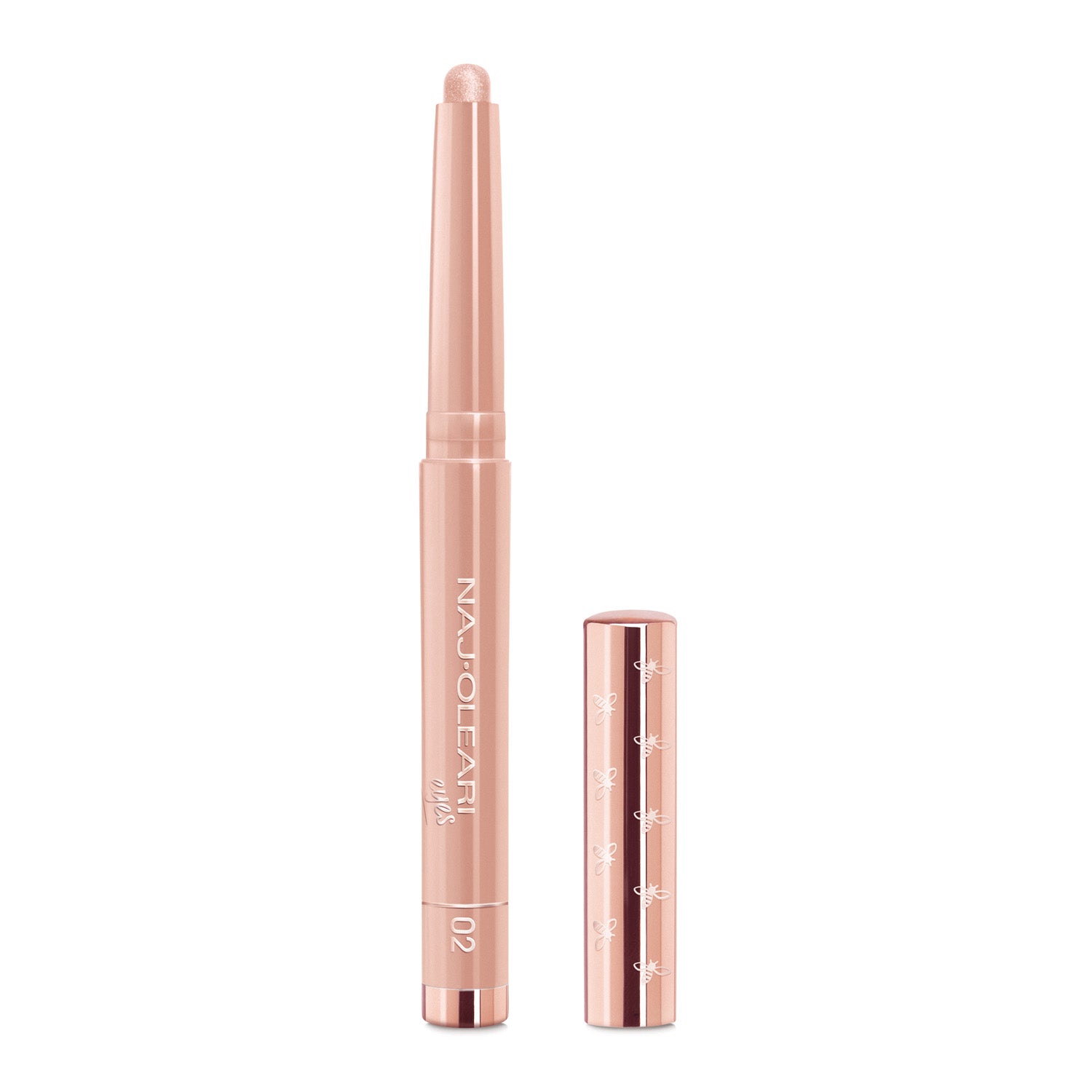 Naj Oleari Beauty - Makeup - Absolute Stay Eyeshadow 02-Metallic-Pink 02-Rosa-Metallico