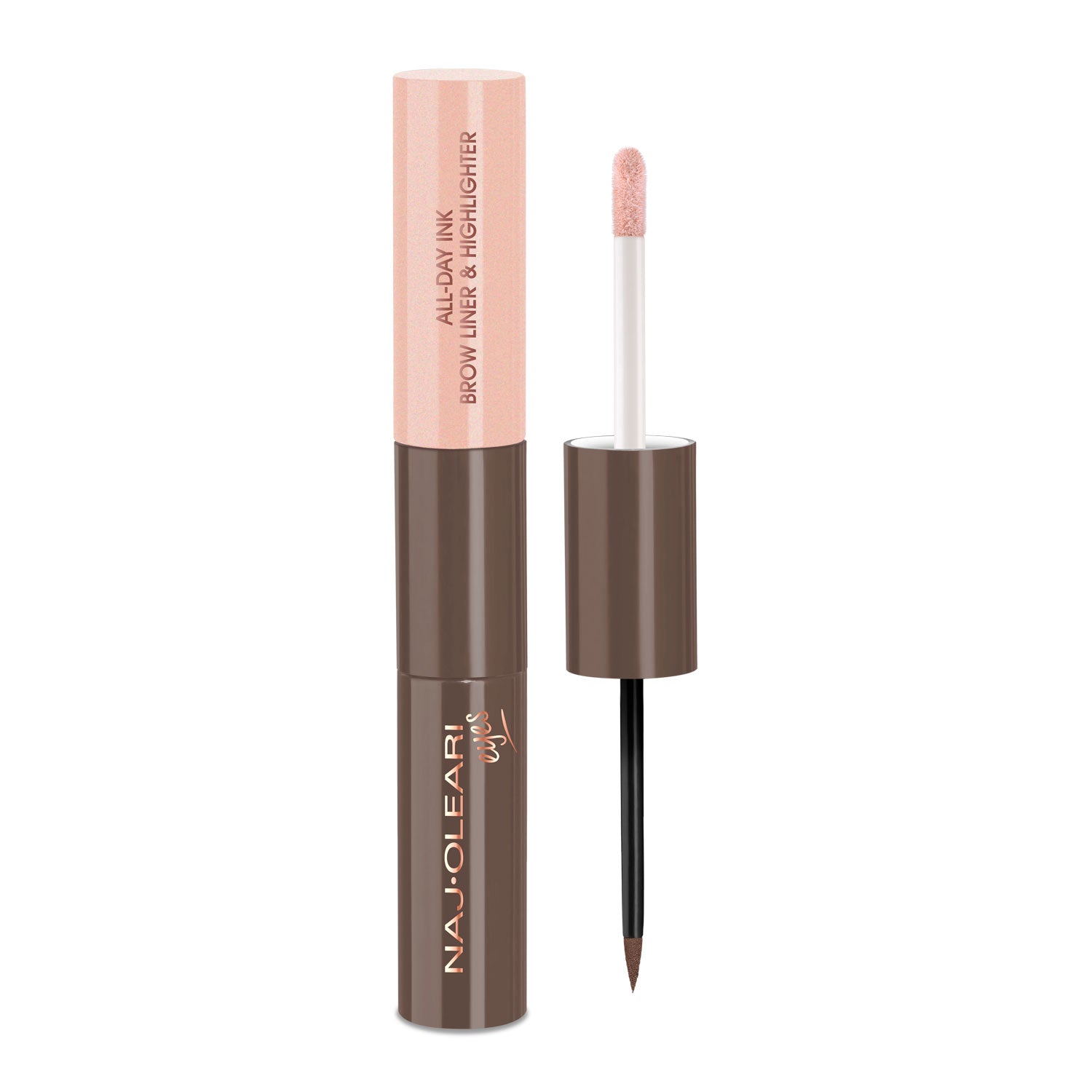 Naj Oleari Beauty - Makeup - Brow Liner & Highlighter 02-Browns 02-Castane