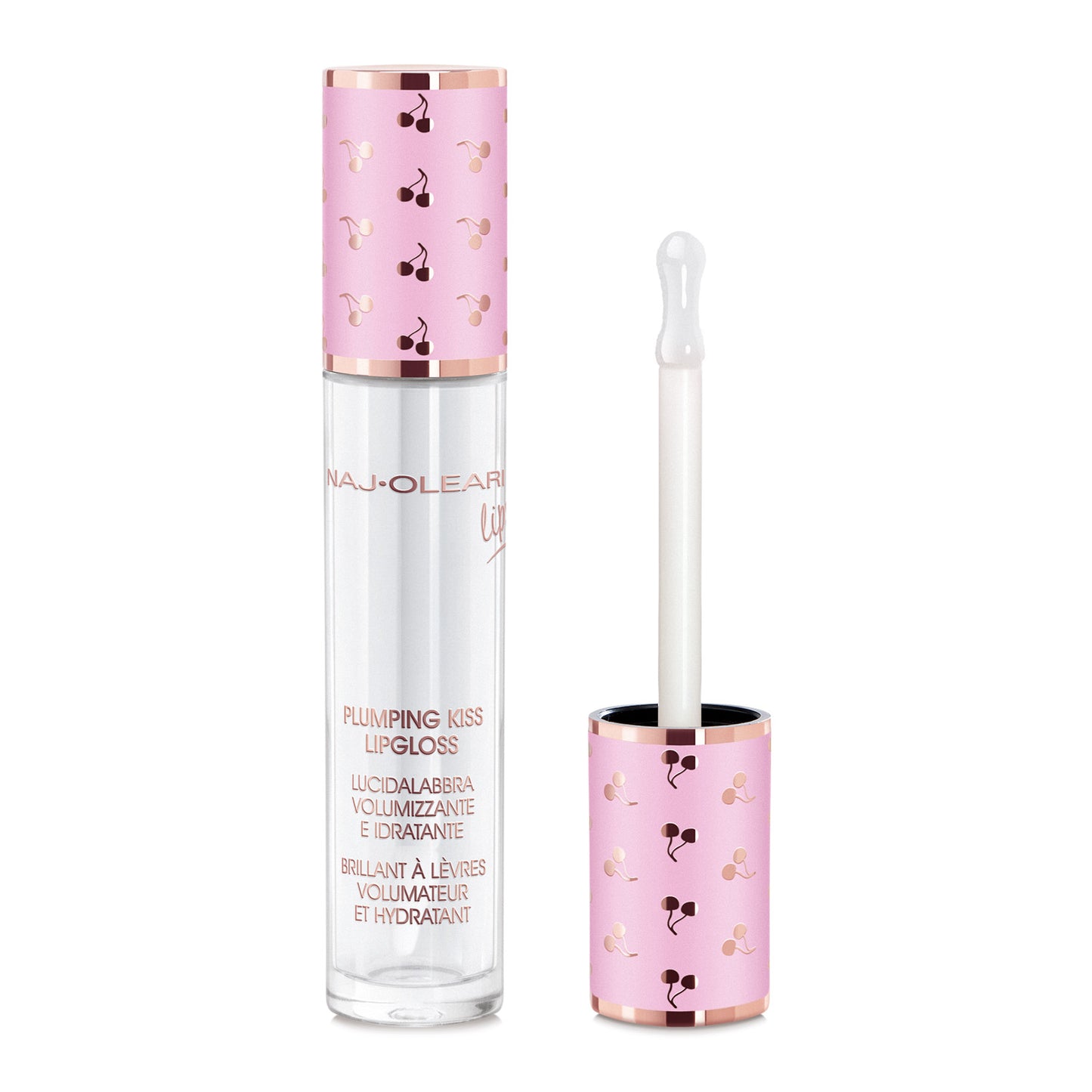 Naj Oleari Beauty - Makeup - Plumping Kiss Lipgloss 01-Crystal 01-Cristallo