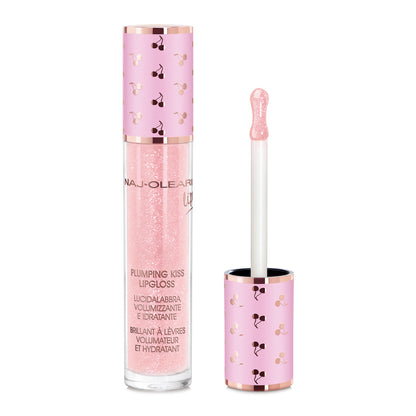 Naj Oleari Beauty - Makeup - Plumping Kiss Lipgloss 02-Cotton-Candy-Pink 02-Rosa-Zucchero-Filato