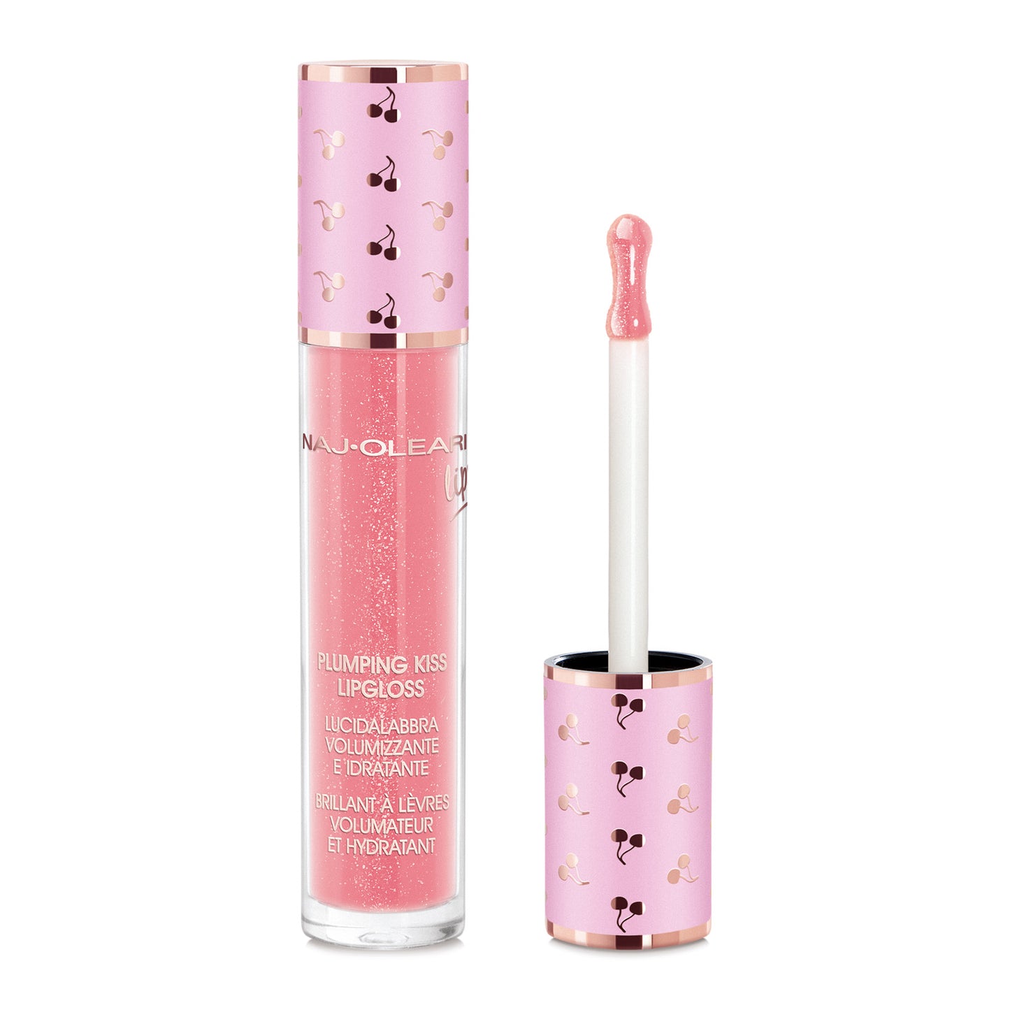 Naj Oleari Beauty - Makeup - Plumping Kiss Lipgloss 03-Candy-Pink 03-Rosa-Caramella