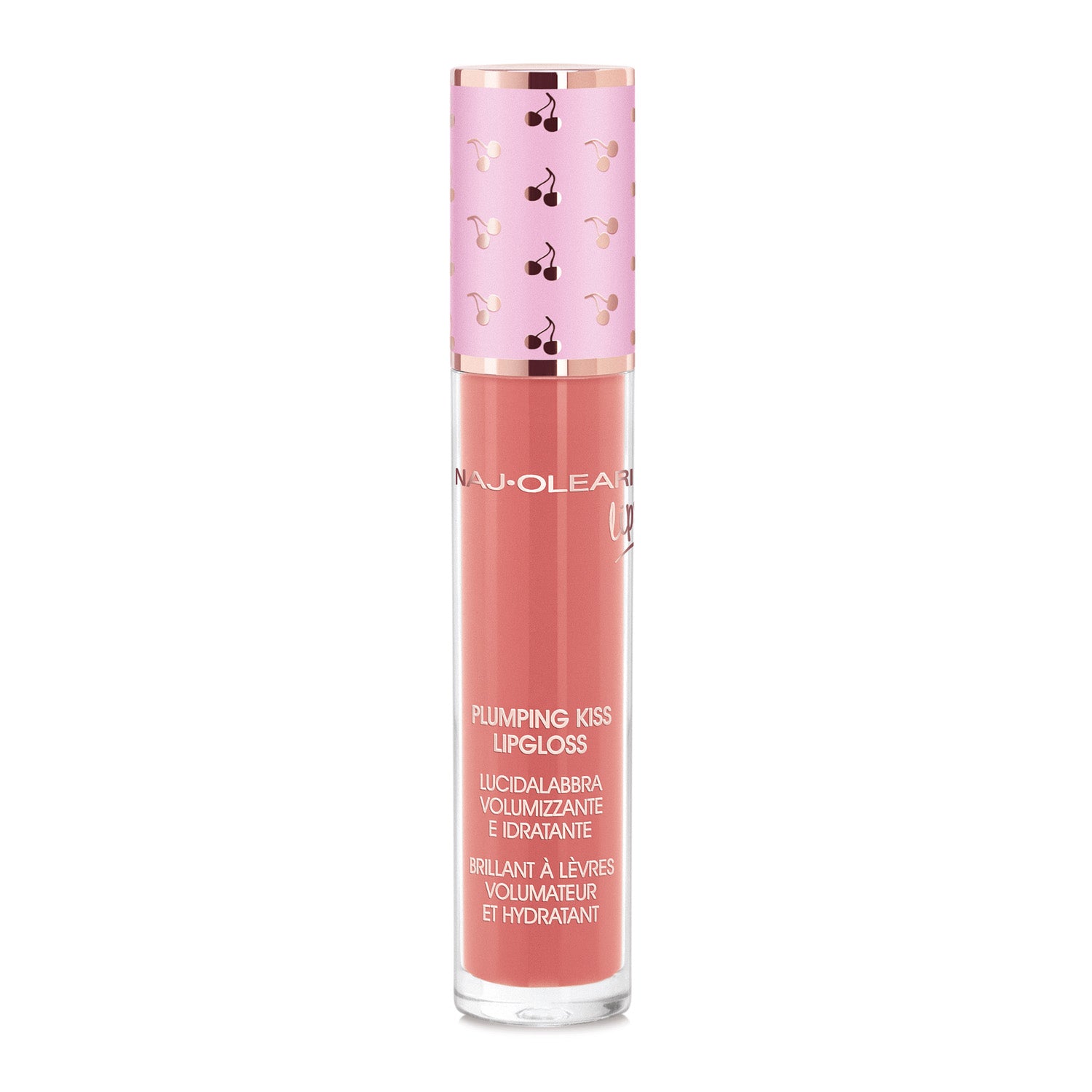 Naj Oleari Beauty - Makeup - Plumping Kiss Lipgloss 04-Natural-Pink 04-Rosa-Naturale