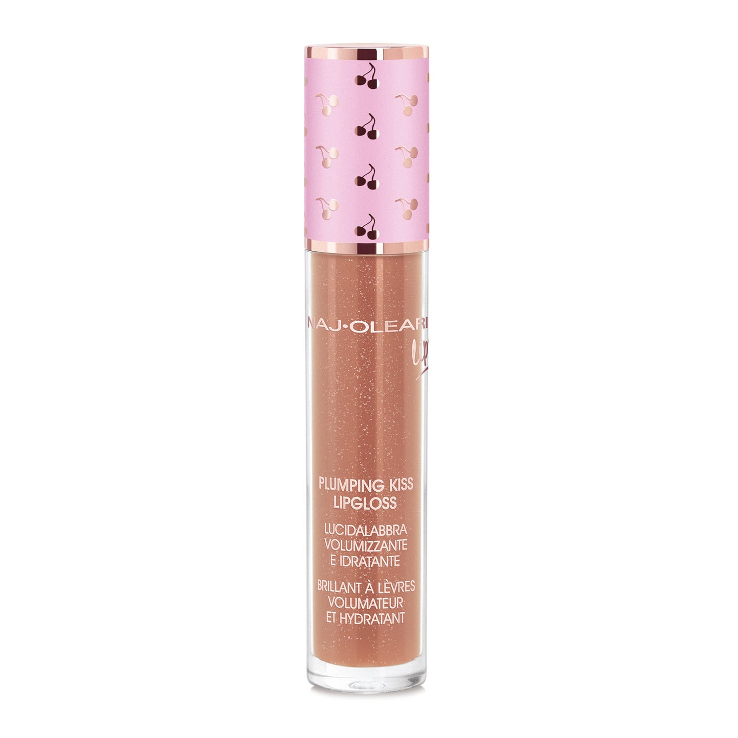 Naj Oleari Beauty - Makeup - Plumping Kiss Lipgloss 06-Pearly-Caramel 06-Caramello-Perlato