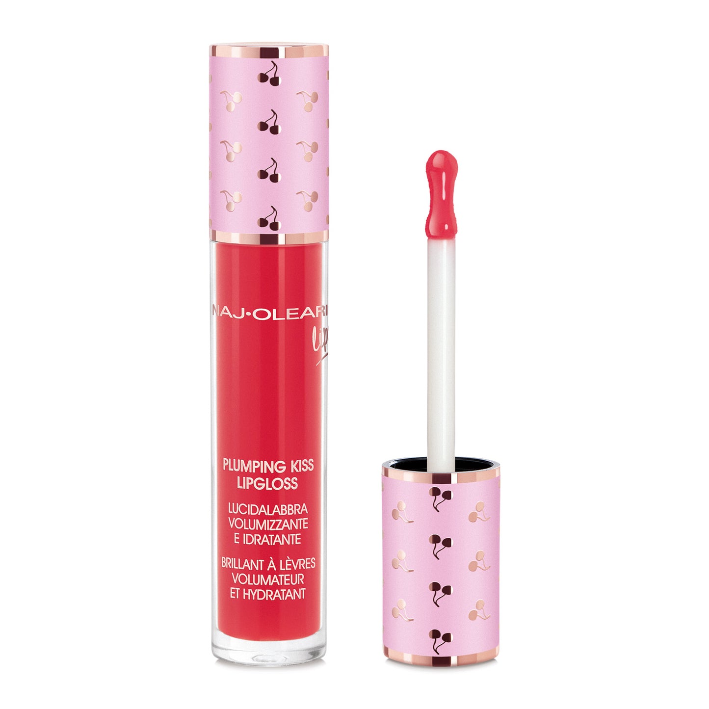 Naj Oleari Beauty - Makeup - Plumping Kiss Lipgloss 09-Raspberry-Red 09-Rosso-Lampone