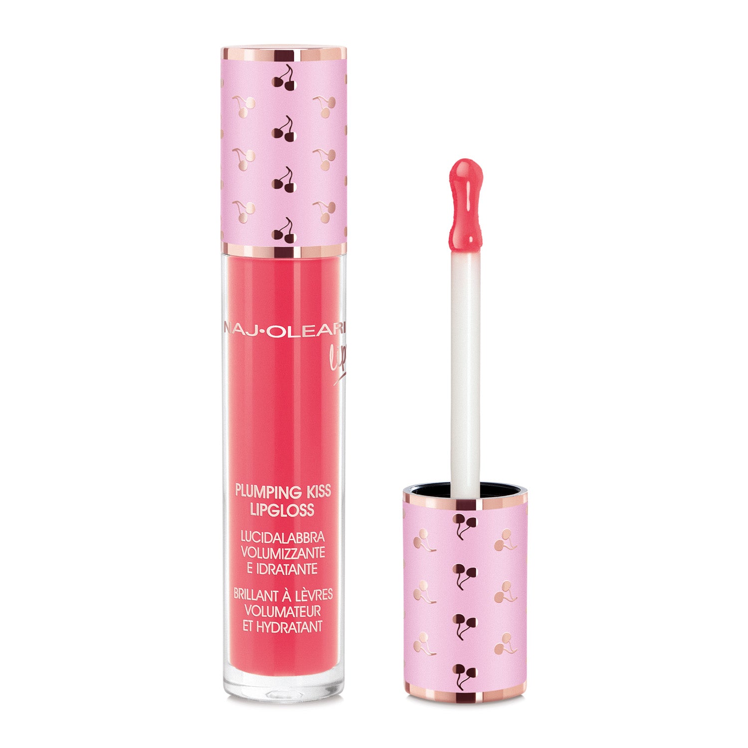 Naj Oleari Beauty - Makeup - Plumping Kiss Lipgloss 10-Flamingo-Pink 10-Rosa-Fenicottero