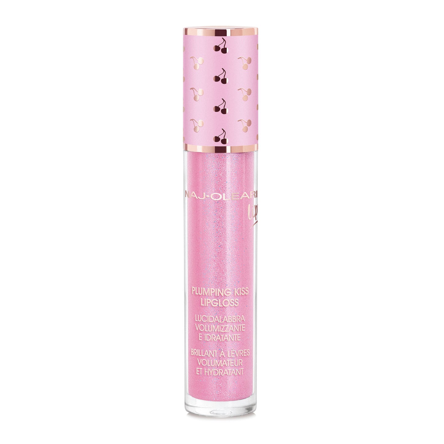 Naj Oleari Beauty - Makeup - Plumping Kiss Lipgloss 11-Holographic-Pink 11-Rosa-Olografico