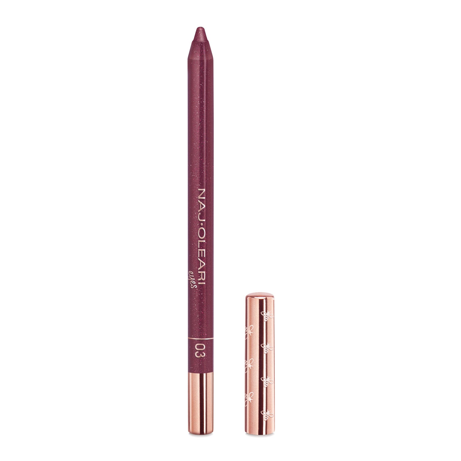 Naj Oleari Beauty - Makeup - Luminous Eye Pencil 03-Pearly-Burgundy 03-Borgogna-Perlato